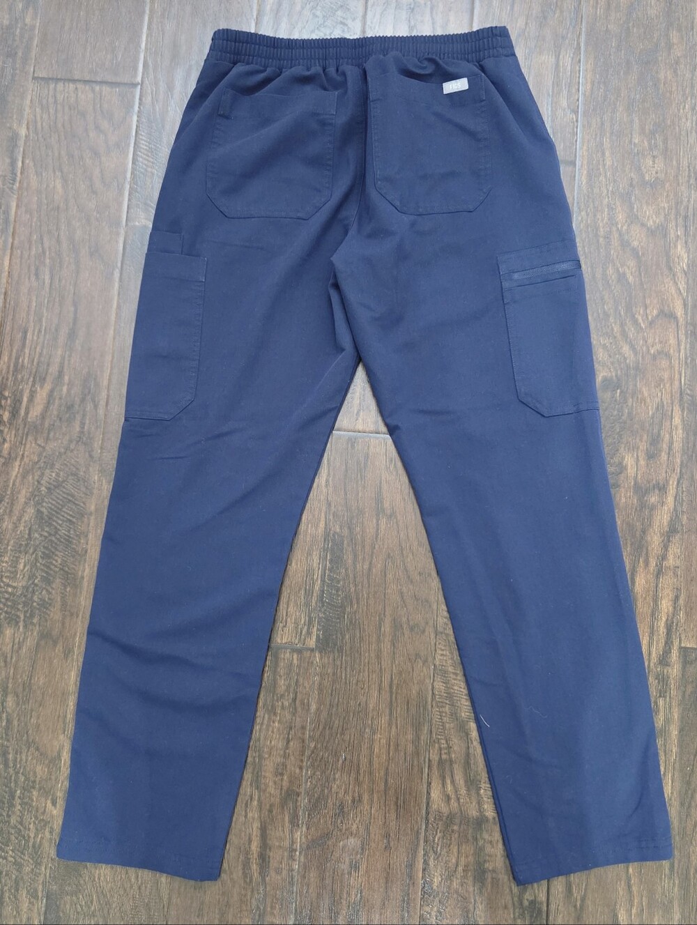 Rare Discontinued FIGS Navy Blue Yola Slim Scrub Pants Women's Small Petite (SP)